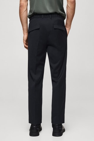 Pantalon slim-fit comfort stretch Coolmax® - Bleu marine