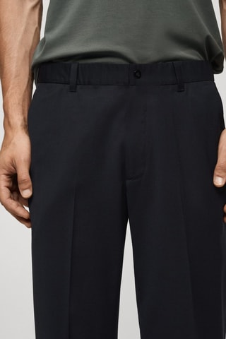 Pantalon slim-fit comfort stretch Coolmax® - Bleu marine