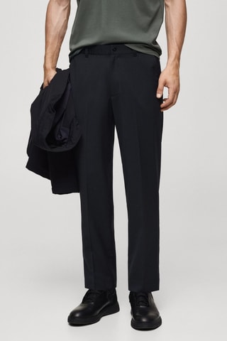 Pantalon slim-fit comfort stretch Coolmax® - Bleu marine