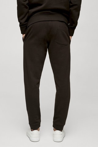 Jogging coton cordon - Chocolat