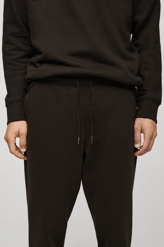 Jogging coton cordon - Chocolat