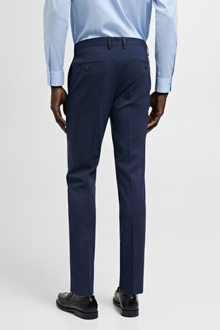 Pantalon costume París super slim-fit - Bleu