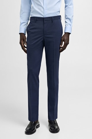 Pantalon costume París super slim-fit - Bleu