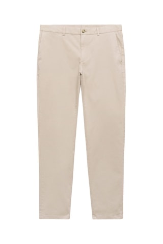 Pantalon chino slim fit serge - Sable