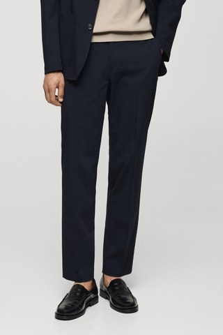 Pantalon de costume slim fit - Bleu marine