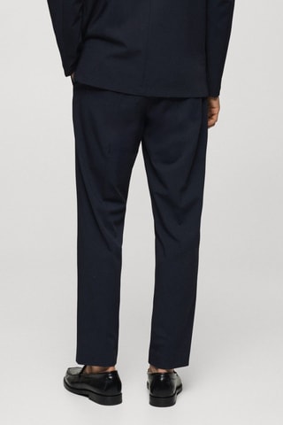 Pantalon de costume slim fit - Bleu marine
