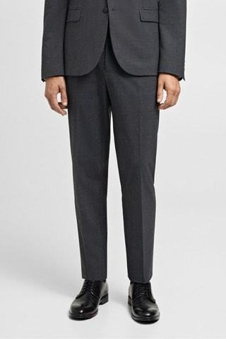 Pantalon costume Parí super slim-fit - Gris chiné