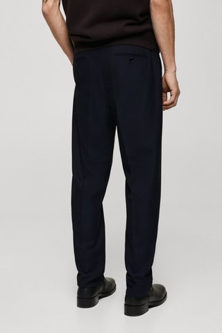 Pantalon de costume slim fit - Bleu marine