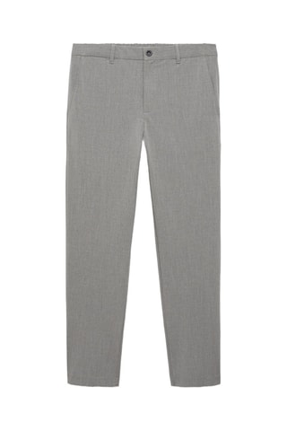 Pantalon slim-fit comfort stretch - Gris