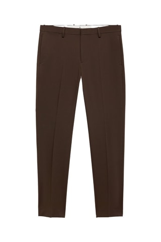 Pantalon costume Parí super slim-fit - Marron