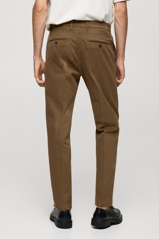 Pantalon regular-fit coton - Kaki