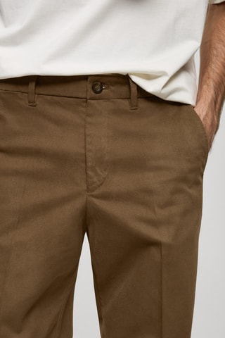 Pantalon regular-fit coton - Kaki