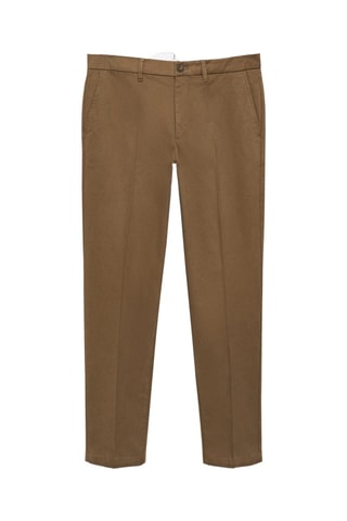 Pantalon regular-fit coton - Kaki