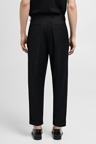 Pantalon de costume regular fit - Noir