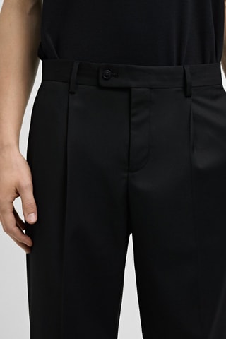 Pantalon de costume regular fit - Noir