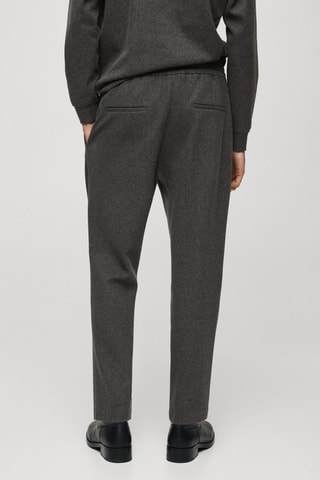 Jogging flanelle cordon - Anthracite