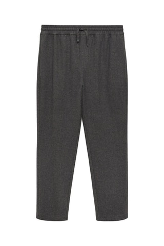 Jogging flanelle cordon - Anthracite