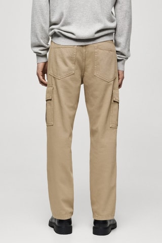 Jean cargo straight-fit - Kaki