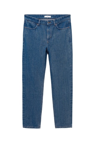 Jean slim-fit délavé moyen - Bleu