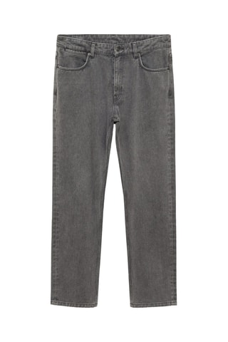 Jean slim-fit délavé gris - Gris