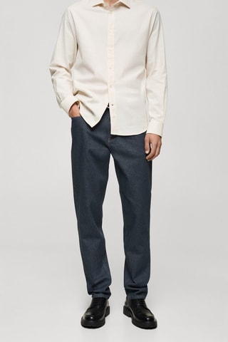 Jean regular-fit foncé - Gris