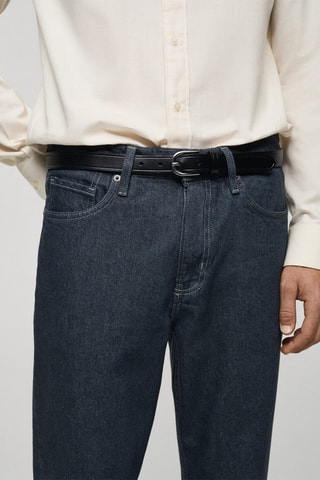 Jean regular-fit foncé - Gris