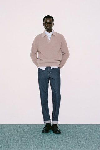 Jean regular-fit foncé - Gris