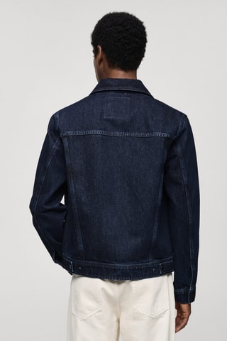 Blouson en jean poches - Bleu marine