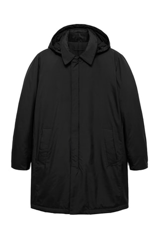Parka matelassée résistante à l'eau - Noir