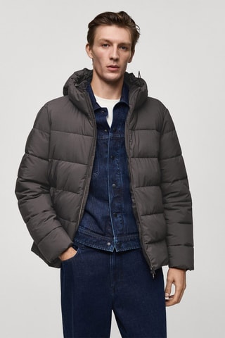 Anorak matelassé imperméable thermorégulateur - Gris