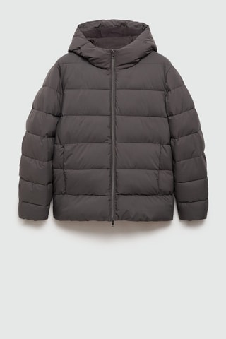 Anorak matelassé imperméable thermorégulateur - Gris