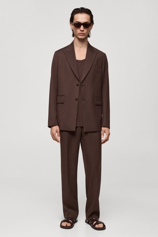 Veste de costume regular fit - Bordeaux