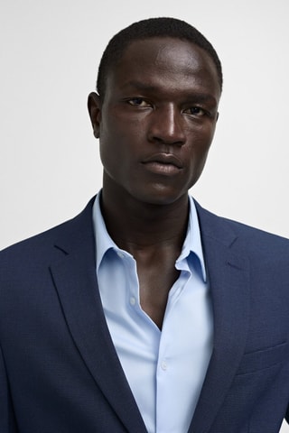 Veste costume París super slim-fit - Bleu