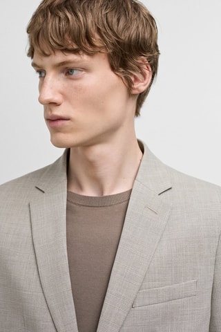 Veste costume París super slim-fit - Gris clair chiné