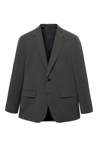 Veste costume slim-fit tissu comfort stretch - Gris