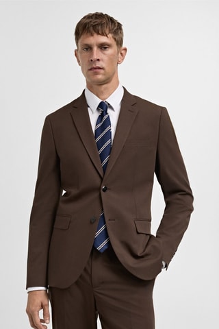 Veste costume París super slim-fit - Marron