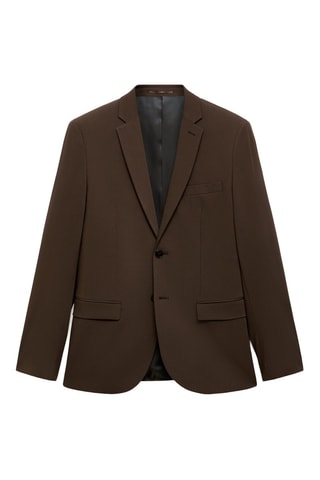 Veste costume París super slim-fit - Marron