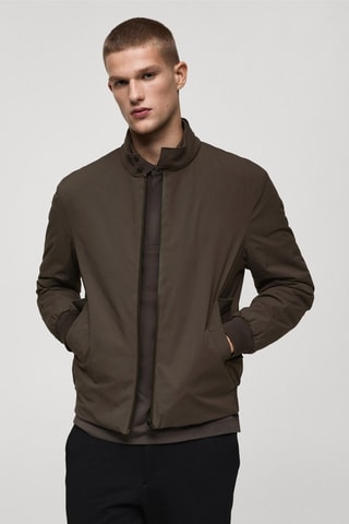 Veste imperméable rembourrage Thermore® - Marron