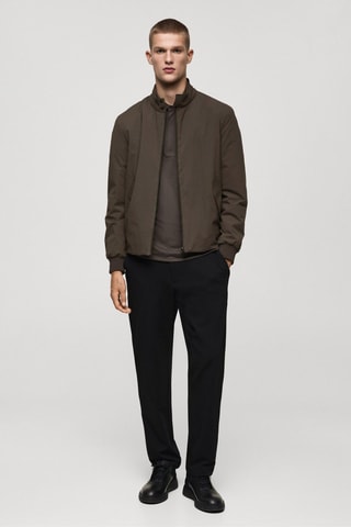 Veste imperméable rembourrage Thermore® - Marron