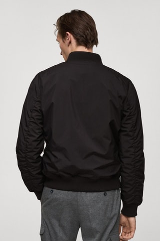 Bomber matelassé regular-fit - Noir