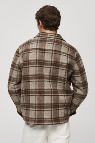 Surchemise flanelle carreaux - Sable