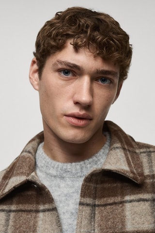 Surchemise flanelle carreaux - Sable