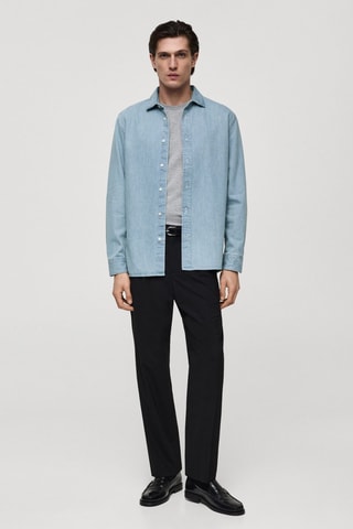 Chemise en jean regular-fit - Bleu clair