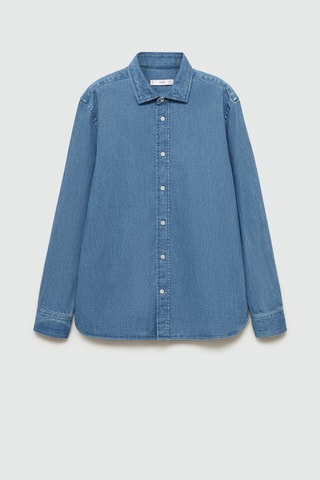 Chemise en jean regular-fit - Bleu