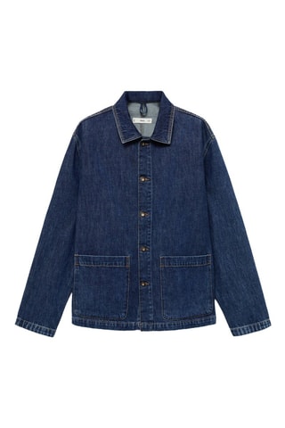 Surchemise en jean relaxed-fit - Bleu marine