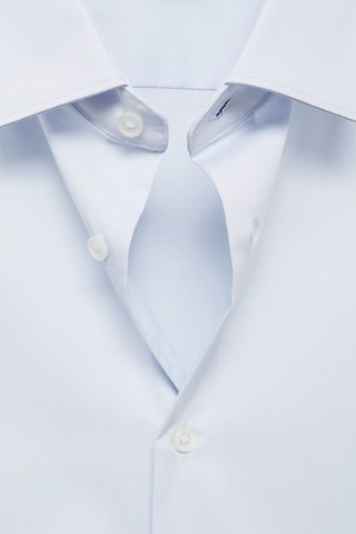 Chemise regular-fit coton stretch - Bleu clair