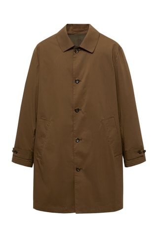 Trench classique résistant à l'eau - Marron