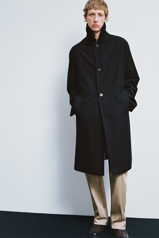 Trench oversize comfort stretch - Bleu marine