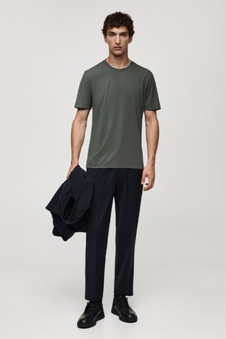 T-shirt extensible infroissable - Vert