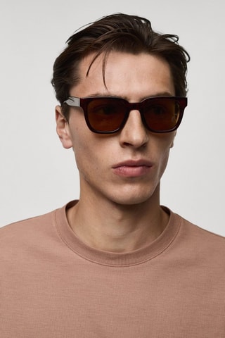 T-shirt structuré regular-fit - Rose